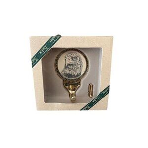 NEW NIB Barlow Designs Gold Eagle Wall Clothes Hook Made in the USA Bathroom